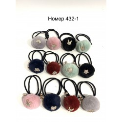 Гумка для волоссяNo432-1