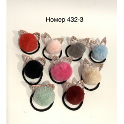 Гумка для волосся No432-3
