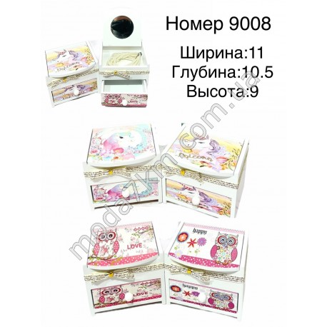 Шкатулка для украшений№9008