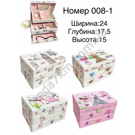 Шкатулка для украшений№008-1